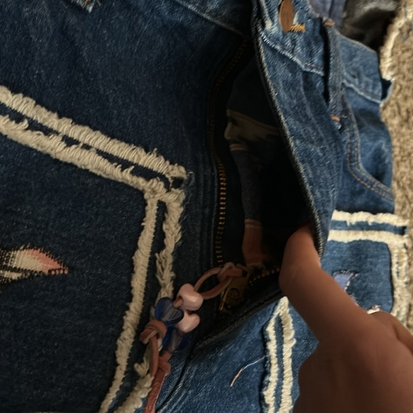 Super Cute Western Wrangler Upcycled Denim Purse - Picture 3 of 10